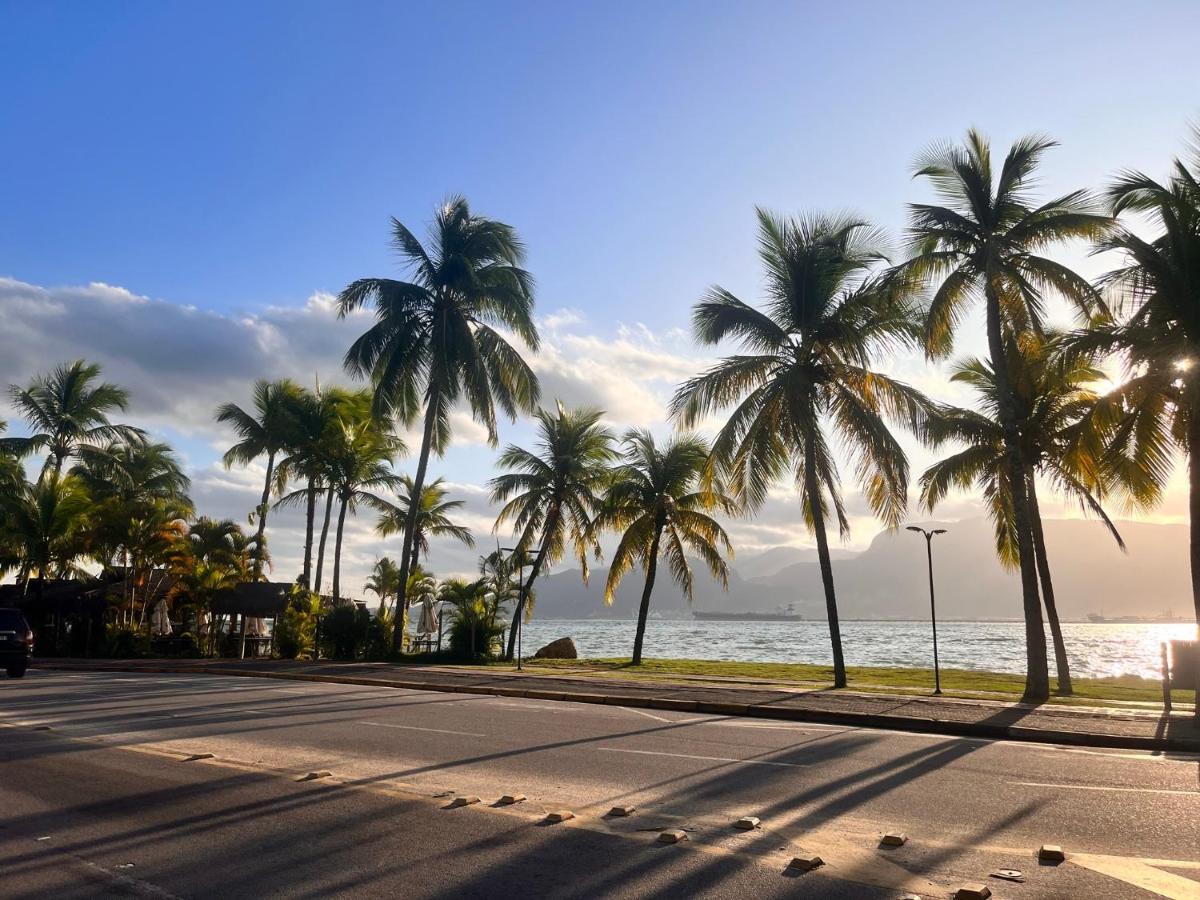 Suíte 1210 em Flat frente ao mar Ilhabela Exterior foto